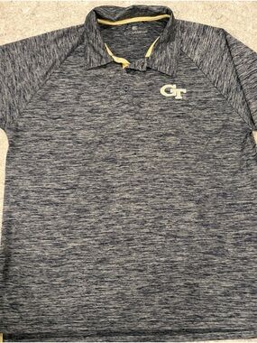 Georgia Tech Yellow Jackets Colosseum Heathered polo-Large